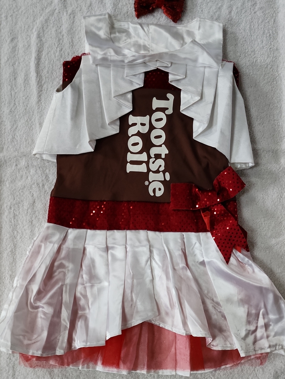 Wishcraft Girls Tootsie Roll Costume Size 12 Preowned